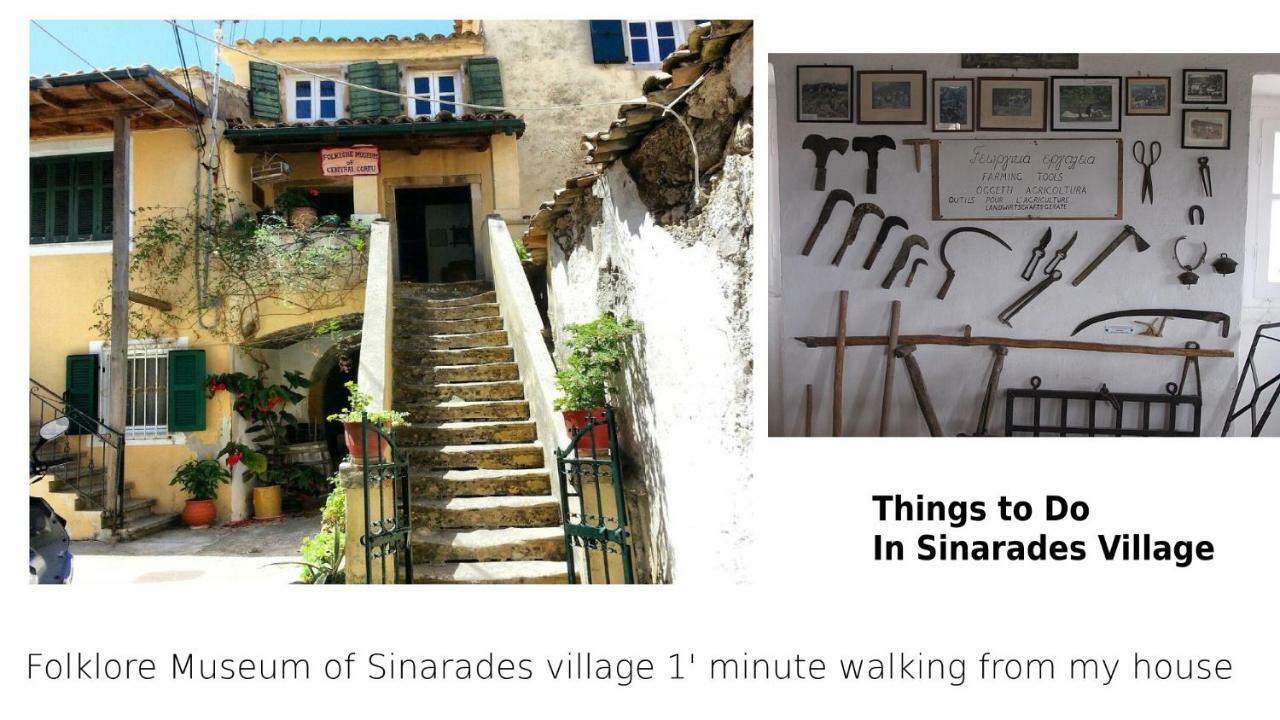 Country Traditional House In Corfu Village, Greece Sinarades ภายนอก รูปภาพ