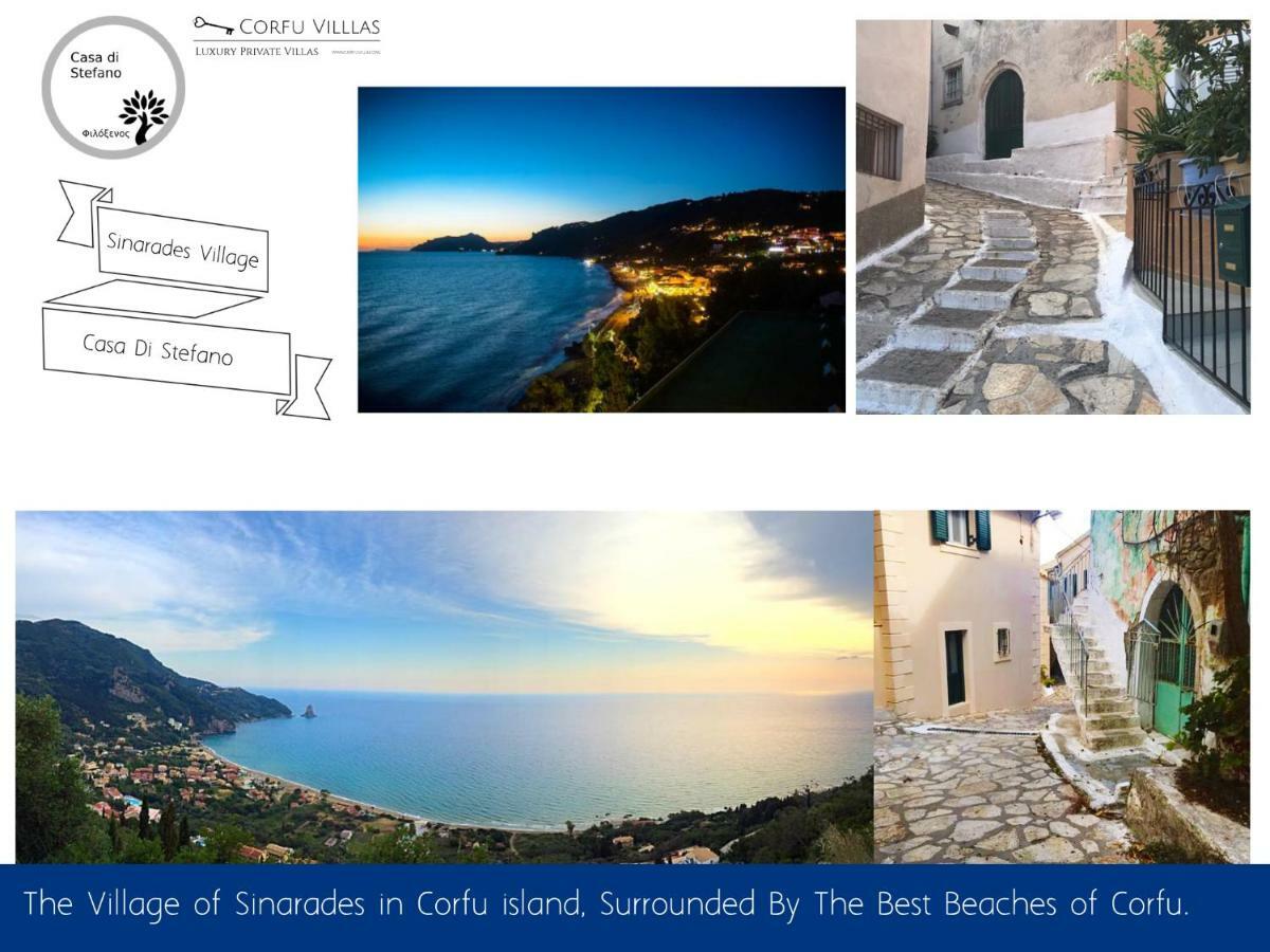 Country Traditional House In Corfu Village, Greece Sinarades ภายนอก รูปภาพ