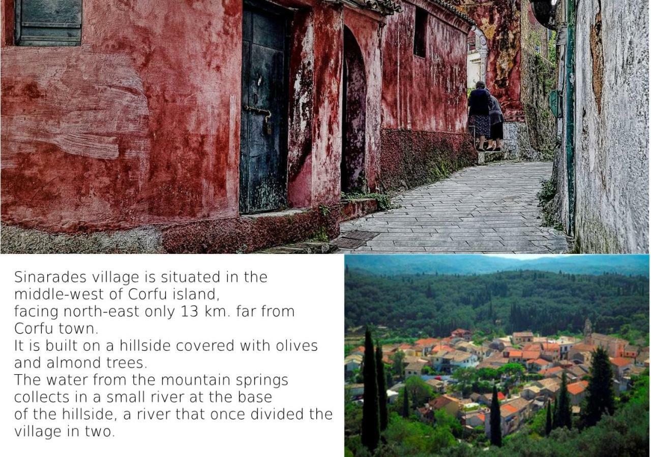 Country Traditional House In Corfu Village, Greece Sinarades ภายนอก รูปภาพ